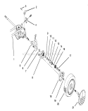 Rear Axle Assembly Diagram and Parts List for 20465 5900001-5999999 - 1995 Toro Lawn Mower