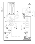 Page N Diagram and Parts List for 20466 6900001-6999999 - 1996 Toro Lawn Mower