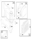 Page S Diagram and Parts List for 20466 6900001-6999999 - 1996 Toro Lawn Mower
