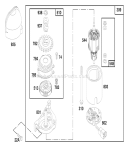 Page T Diagram and Parts List for 20466 6900001-6999999 - 1996 Toro Lawn Mower