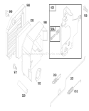 Page F Diagram and Parts List for 20466 6900001-6999999 - 1996 Toro Lawn Mower
