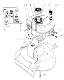 Page C Diagram and Parts List for 20474 5000001-5999999 - 1975 Toro Lawn Mower