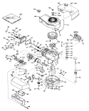 Page F Diagram and Parts List for 20474 5000001-5999999 - 1975 Toro Lawn Mower