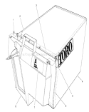 A - Bag Assembly Diagram and Parts List for 20474 6900001-6999999 - 1996 Toro Lawn Mower