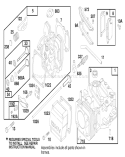 Cylinder and Valve Head Diagram and Parts List for 20474 6900001-6999999 - 1996 Toro Lawn Mower