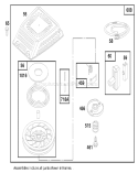 Starter Assemble Diagram and Parts List for 20474 6900001-6999999 - 1996 Toro Lawn Mower