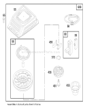 Starter Assembly Diagram and Parts List for 20474 6900001-6999999 - 1996 Toro Lawn Mower