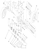 Gear Case Assembly Diagram and Parts List for 20481 7900001-7999999 - 1997 Toro Lawn Mower