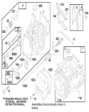 Page B Diagram and Parts List for 20481 7900001-7999999 - 1997 Toro Lawn Mower