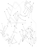Handle Assembly Diagram and Parts List for 20482 790000001-799999999 - 1997 Toro Lawn Mower