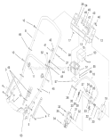Handle Assembly Diagram and Parts List for 20483 790000001-799999999 - 1997 Toro Lawn Mower