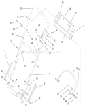 Part Location Diagram of 98-1501 Toro Control - Throttle