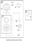Page I Diagram and Parts List for 20486 8900001-8999999 - 1998 Toro Lawn Mower