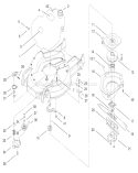 Engine and Blade Assembly Diagram and Parts List for 20487 200000001-200999999 - 2000 Toro Lawn Mower