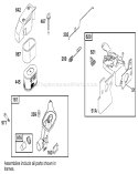 Air Cleaner Assembly Diagram and Parts List for 20487 210000001-210999999 - 2001 Toro Lawn Mower