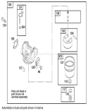 Carburetor Assembly Diagram and Parts List for 20487 210000001-210999999 - 2001 Toro Lawn Mower