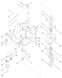 Engine and Blade Assembly Diagram and Parts List for 20487 210000001-210999999 - 2001 Toro Lawn Mower
