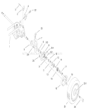 Gearcase And Wheel Assembly Diagram and Parts List for 20487 210000001-210999999 - 2001 Toro Lawn Mower