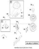 Page H Diagram and Parts List for 20488 8900001-8999999 - 1998 Toro Lawn Mower