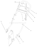 Part Location Diagram of 93-6632 Toro Control-Speed, Ground