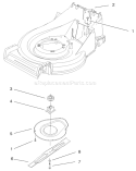 Part Location Diagram of 62-7700-03 Toro Blade, 21