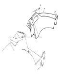 Side Discharge Kit Diagram and Parts List for 20511 9000001-9999999 - 1989 Toro Lawn Mower