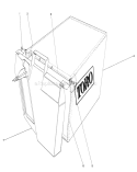 Grass Bag Assembly Diagram and Parts List for 20511 9000001-9999999 - 1989 Toro Lawn Mower