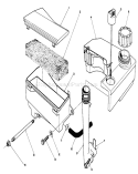 Part Location Diagram of 99-5276 Toro Air Cleaner Assembly