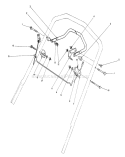 Control Assembly Diagram and Parts List for 20526C 7000001-7999999 - 1987 Toro Lawn Mower