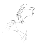 Side Discharge Kit Diagram and Parts List for 20526C 8000001-8999999 - 1988 Toro Lawn Mower