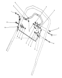 Control Assembly Diagram and Parts List for 20526C 8000001-8999999 - 1988 Toro Lawn Mower