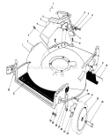 Part Location Diagram of 11-6239 Toro Dischg Tunnel/Decal