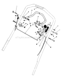 Control Assembly Diagram and Parts List for 20526 6000001-6999999 - 1986 Toro Lawn Mower
