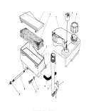 Air Cleaner and Fuel Tank Diagram and Parts List for 20526 8000001-8999999 - 1988 Toro Lawn Mower