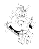 Housing Assembly Diagram and Parts List for 20526 8000001-8999999 - 1988 Toro Lawn Mower