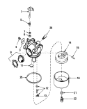 Part Location Diagram of 632071 Tecumseh Nut-Bowl