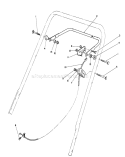 Part Location Diagram of 46-8012 Toro Brake Cable