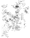 Page E Diagram and Parts List for 20550 5000001-5999999 - 1975 Toro Lawn Mower