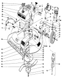 21" Whirlwind S.P.-Fingertip Start Diagram and Parts List for 20227 0000001-0999999 - 1970 Toro Lawn Mower