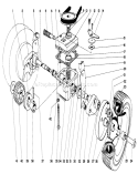 Gear Case Assembly Diagram and Parts List for 20227 0000001-0999999 - 1970 Toro Lawn Mower