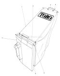 Part Location Diagram of 3290-421 Toro Clip