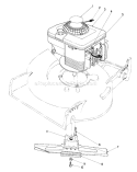 Engine Assembly Diagram and Parts List for 20561 0000001-0999999 - 1990 Toro Lawn Mower