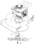 Engine Assembly Diagram and Parts List for 20563 0000001-0999999 - 1990 Toro Lawn Mower