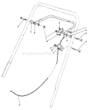 Traction Control Assembly Diagram and Parts List for 20563 0000001-0999999 - 1990 Toro Lawn Mower