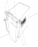 Grass Bag Assembly Diagram and Parts List for 20563 0000001-0999999 - 1990 Toro Lawn Mower