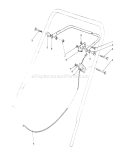 Traction Control Assembly Diagram and Parts List for 20563 1000001-1999999 - 1991 Toro Lawn Mower