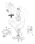 Motor and Blade Assembly Diagram and Parts List for 20564C 8000001-8999999 - 1988 Toro Lawn Mower