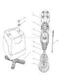 Motor Diagram and Parts List for 20564C 8000001-8999999 - 1988 Toro Lawn Mower