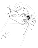 Control Assembly Diagram and Parts List for 20570 5000001-5999999 - 1985 Toro Lawn Mower