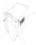 Grass Bag Assembly Diagram and Parts List for 20570 5000001-5999999 - 1985 Toro Lawn Mower
